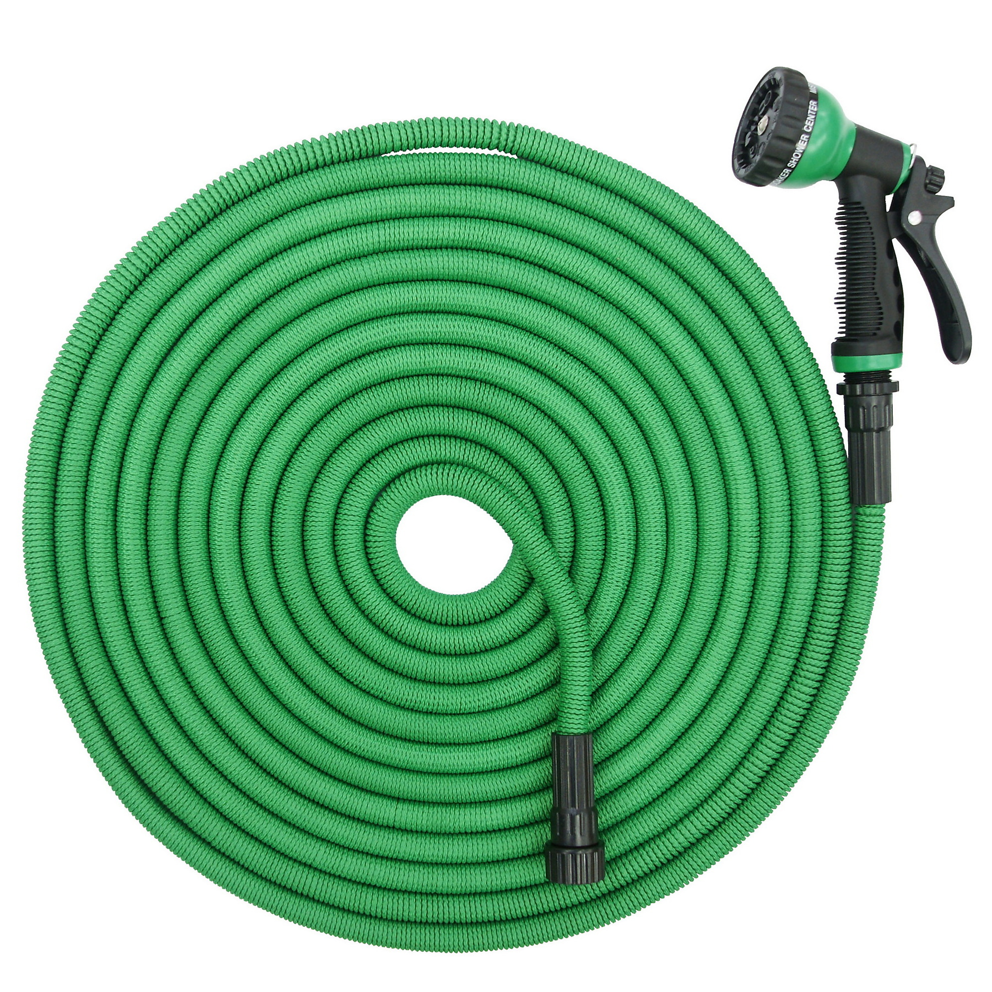 Dr. Infrared Heater iLiving Patented Expandable Garden Hose — 100ft., Heavy-Duty, Superior Strength, Extra Strong Connectors, 9 Spray Nozzle, Lightweight, Model# ILG8GW100